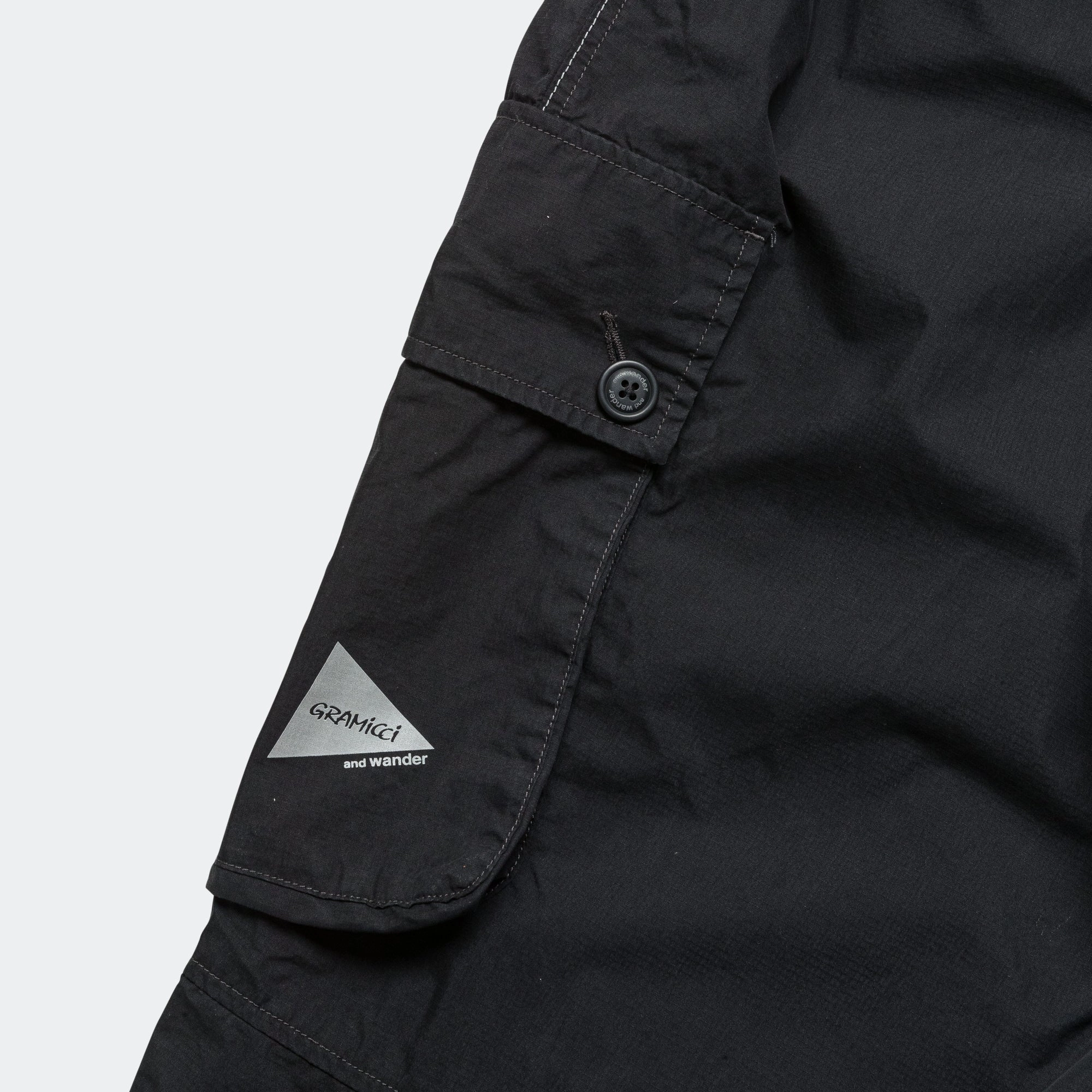 Military Wide Pant x and wander - Black