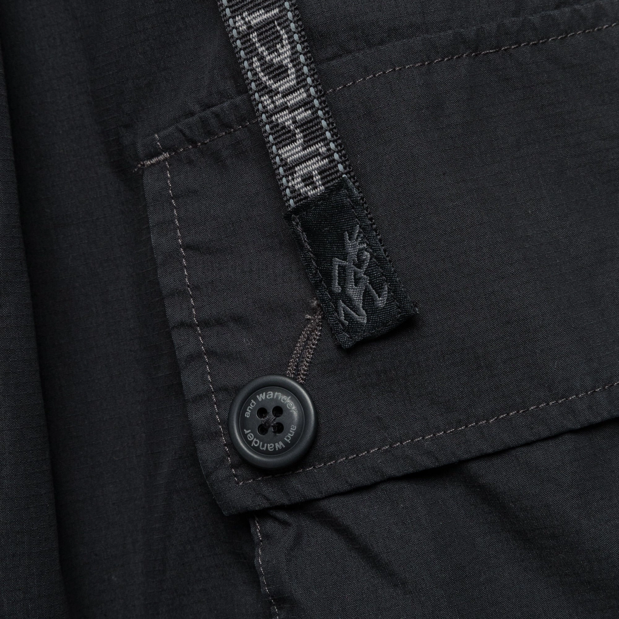 Military Wide Pant x and wander - Black