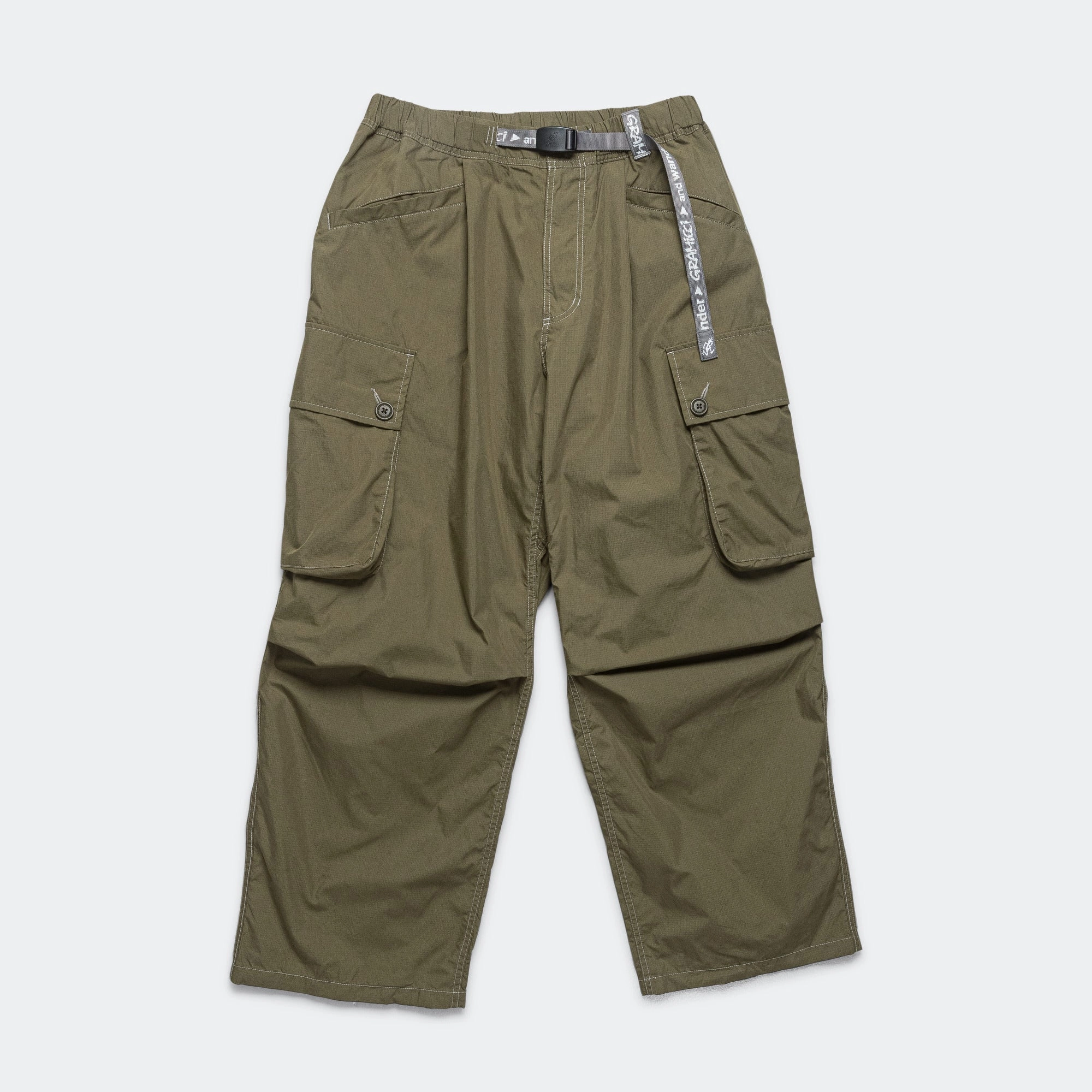 Military Wide Pant x and wander - Khaki