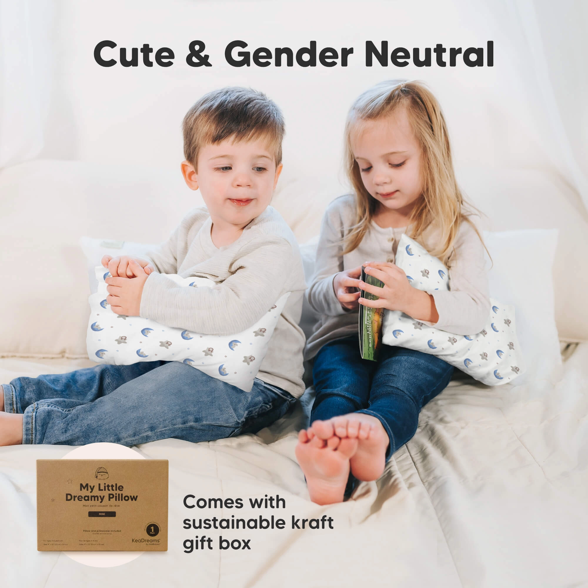Mini Toddler Pillow With Pillowcase (Construction)