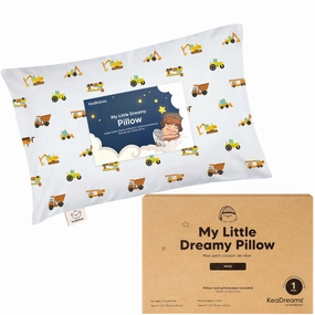 Mini Toddler Pillow With Pillowcase (Construction)