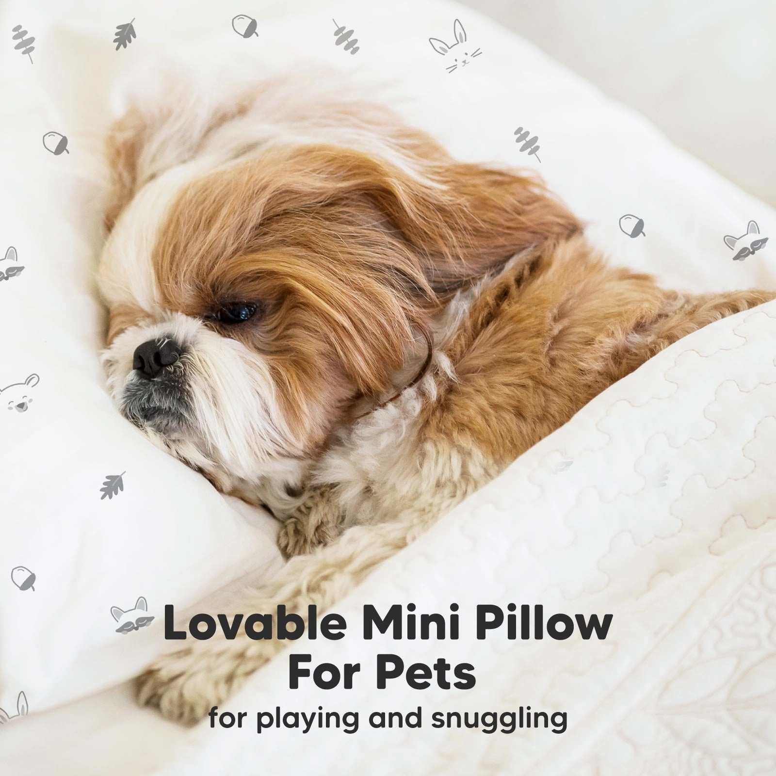 Mini Toddler Pillow With Pillowcase (Flora Vale)
