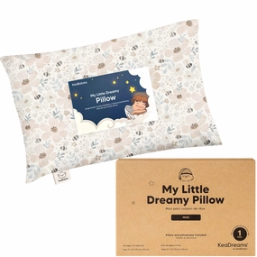 Mini Toddler Pillow With Pillowcase (Flora Vale)