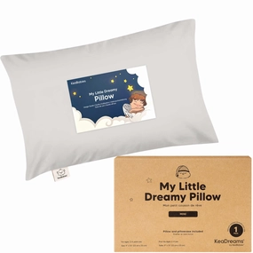 Mini Toddler Pillow With Pillowcase (French Gray)