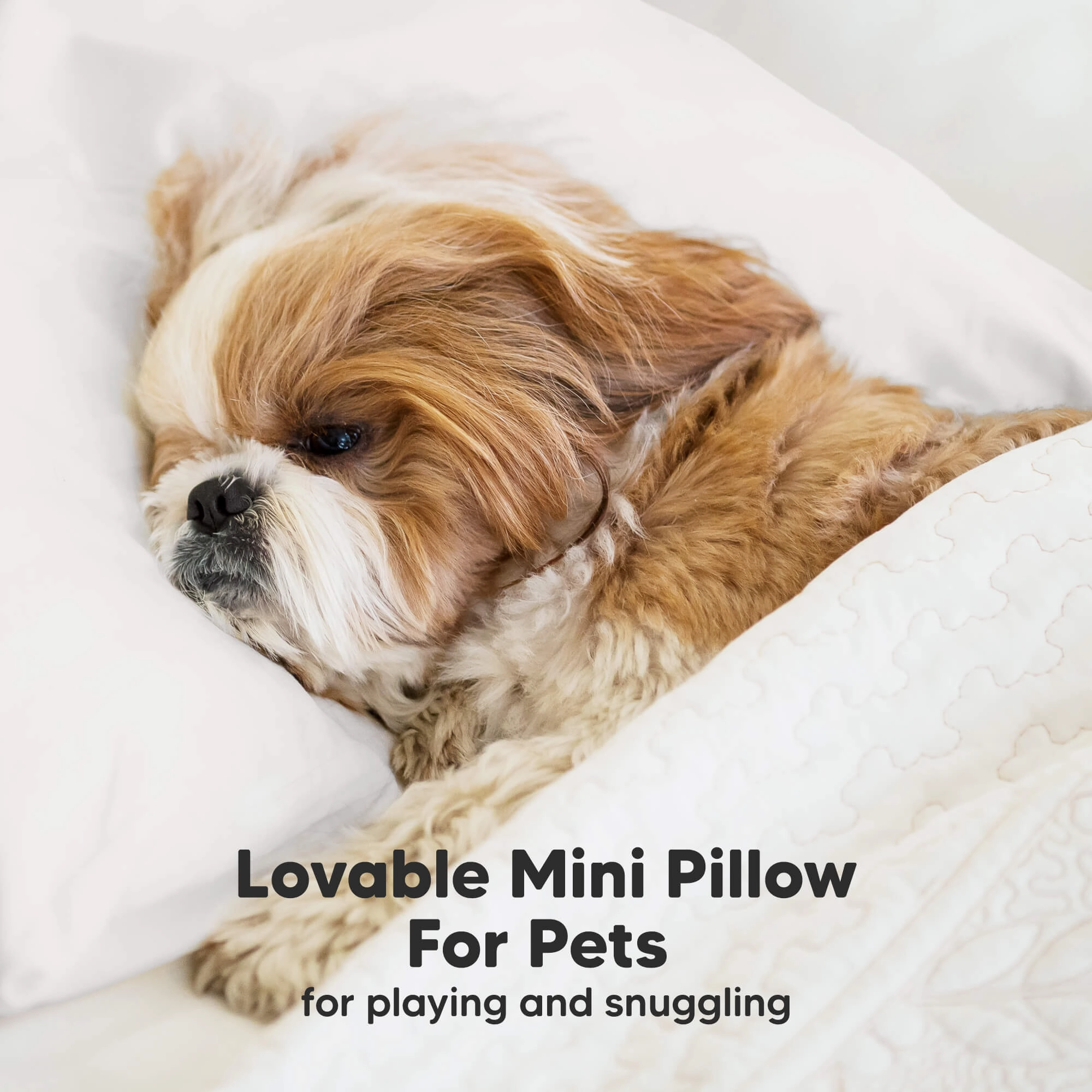Mini Toddler Pillow With Pillowcase (French Gray)