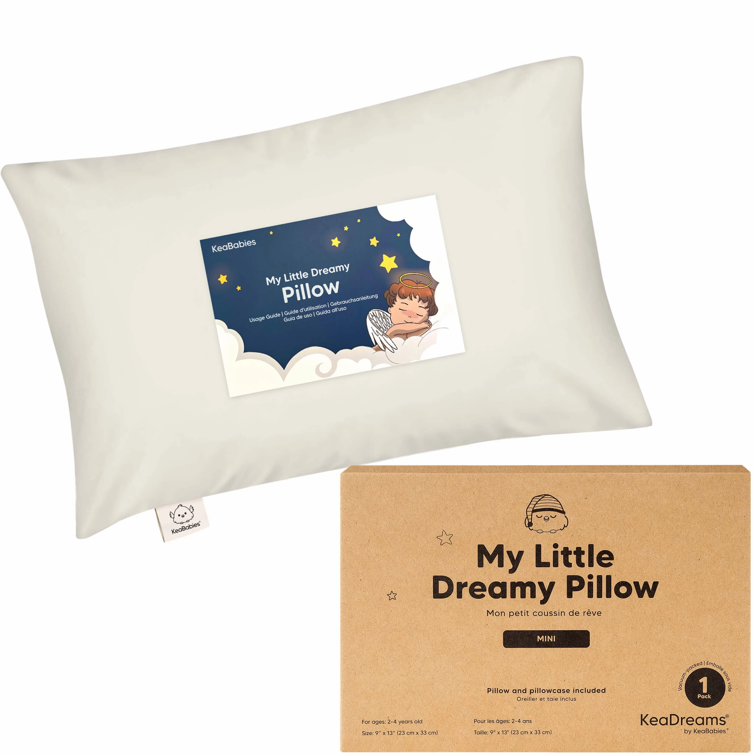 Mini Toddler Pillow With Pillowcase