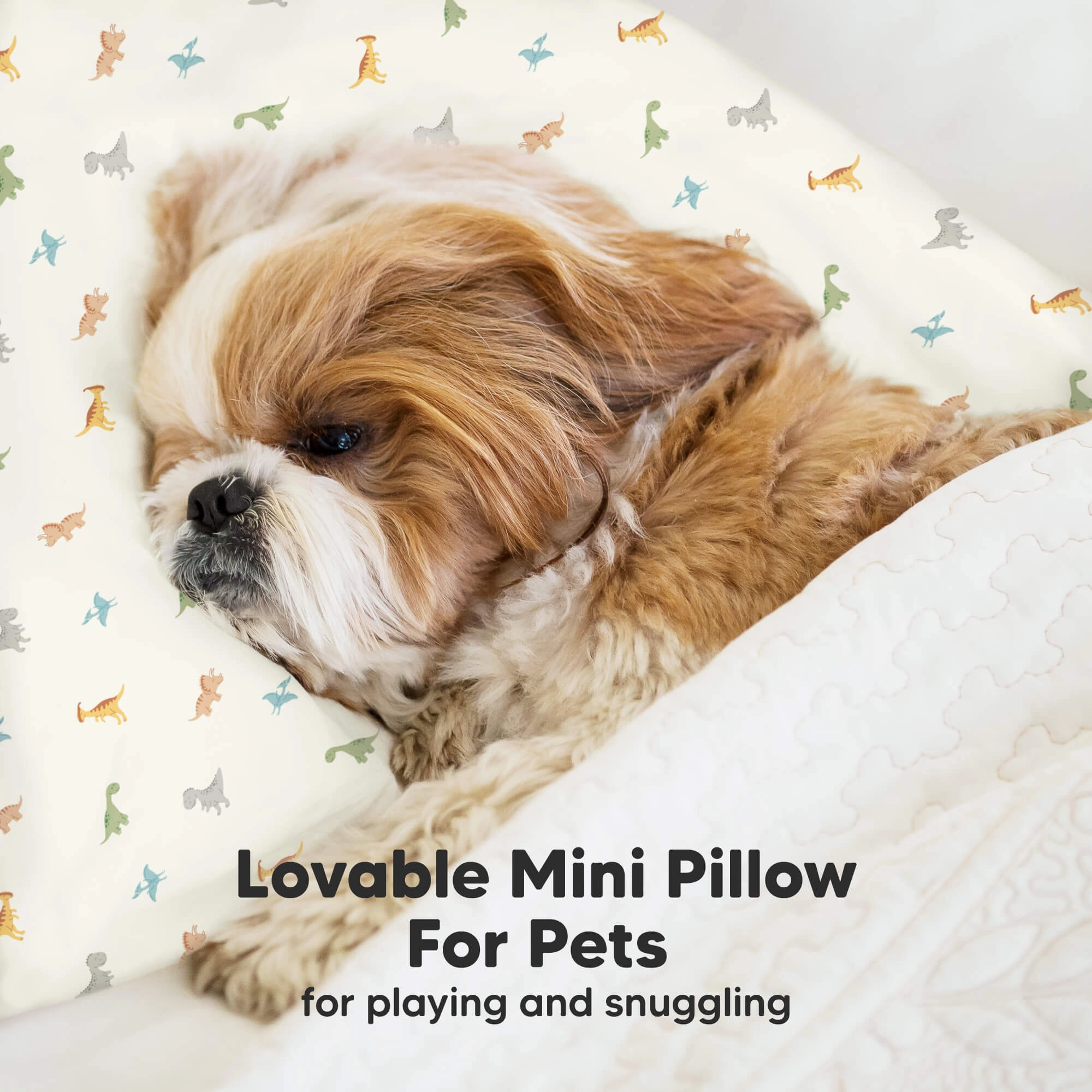 Mini Toddler Pillow With Pillowcase (Jolly Rainbow)