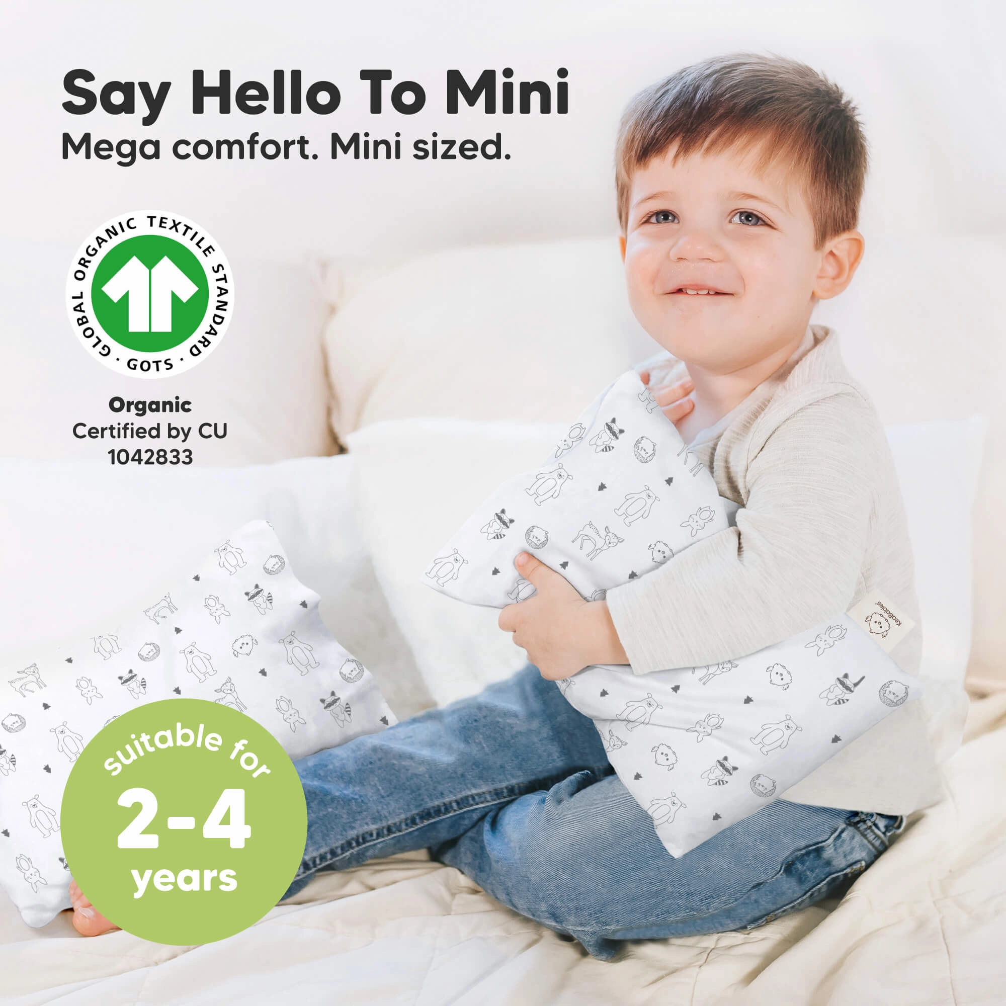 Mini Toddler Pillow With Pillowcase (KeaFriends)