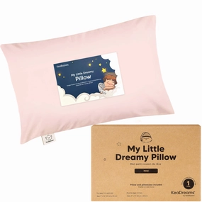 Mini Toddler Pillow With Pillowcase (Mist Pink)