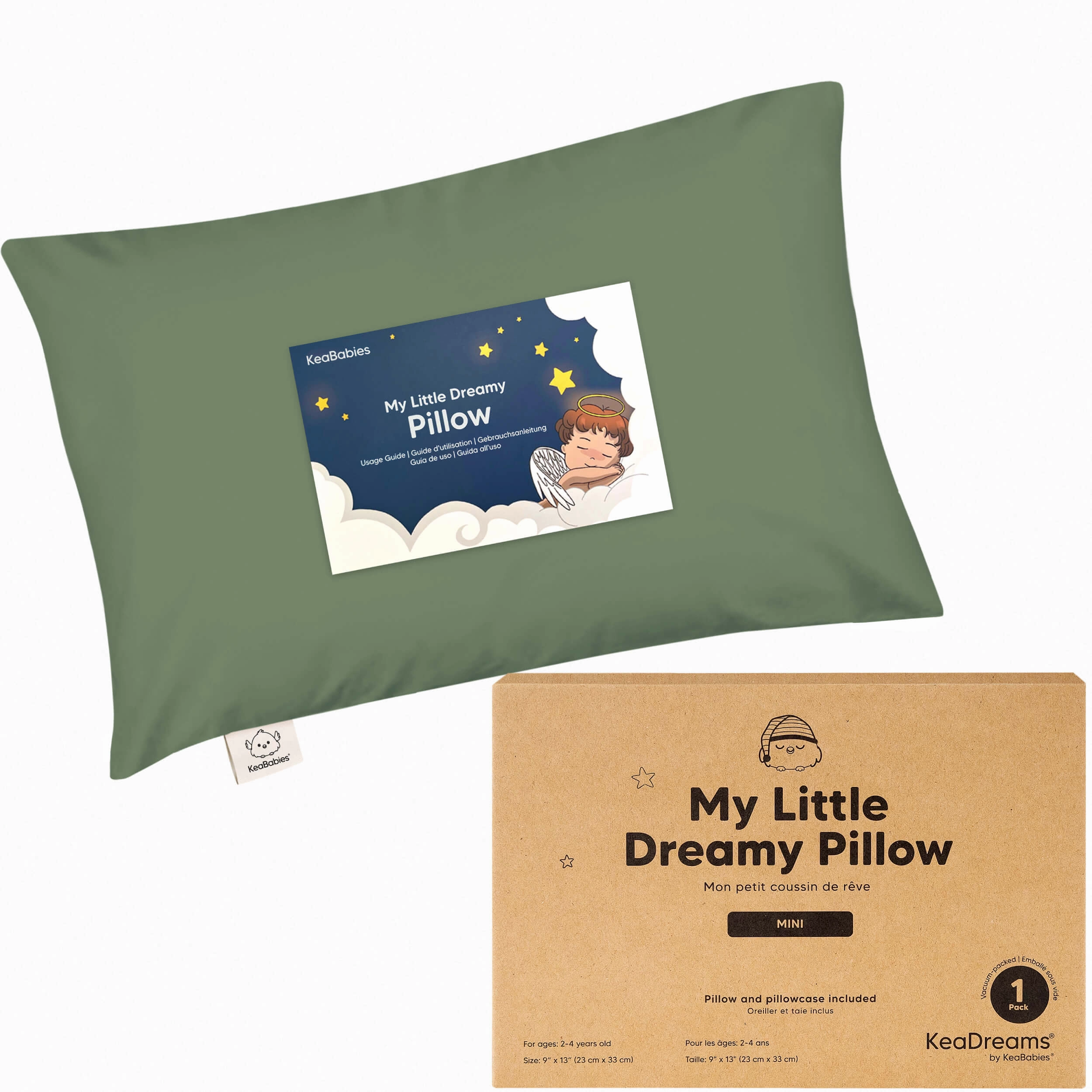 Mini Toddler Pillow With Pillowcase