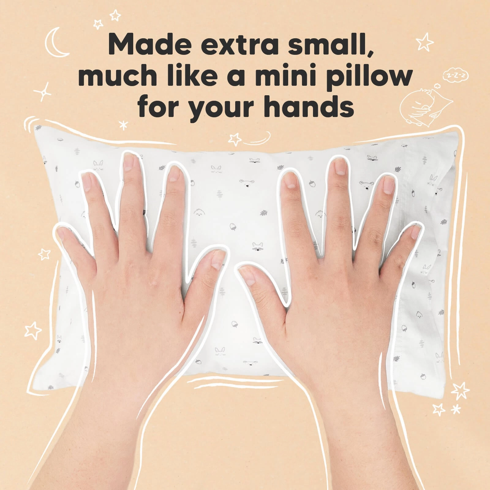 Mini Toddler Pillow With Pillowcase