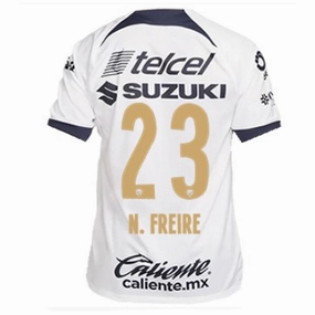 Nike Pumas UNAM Nicolás Freire Home Jersey w/ Liga MX Patch 23/24 (White/Obsidian)