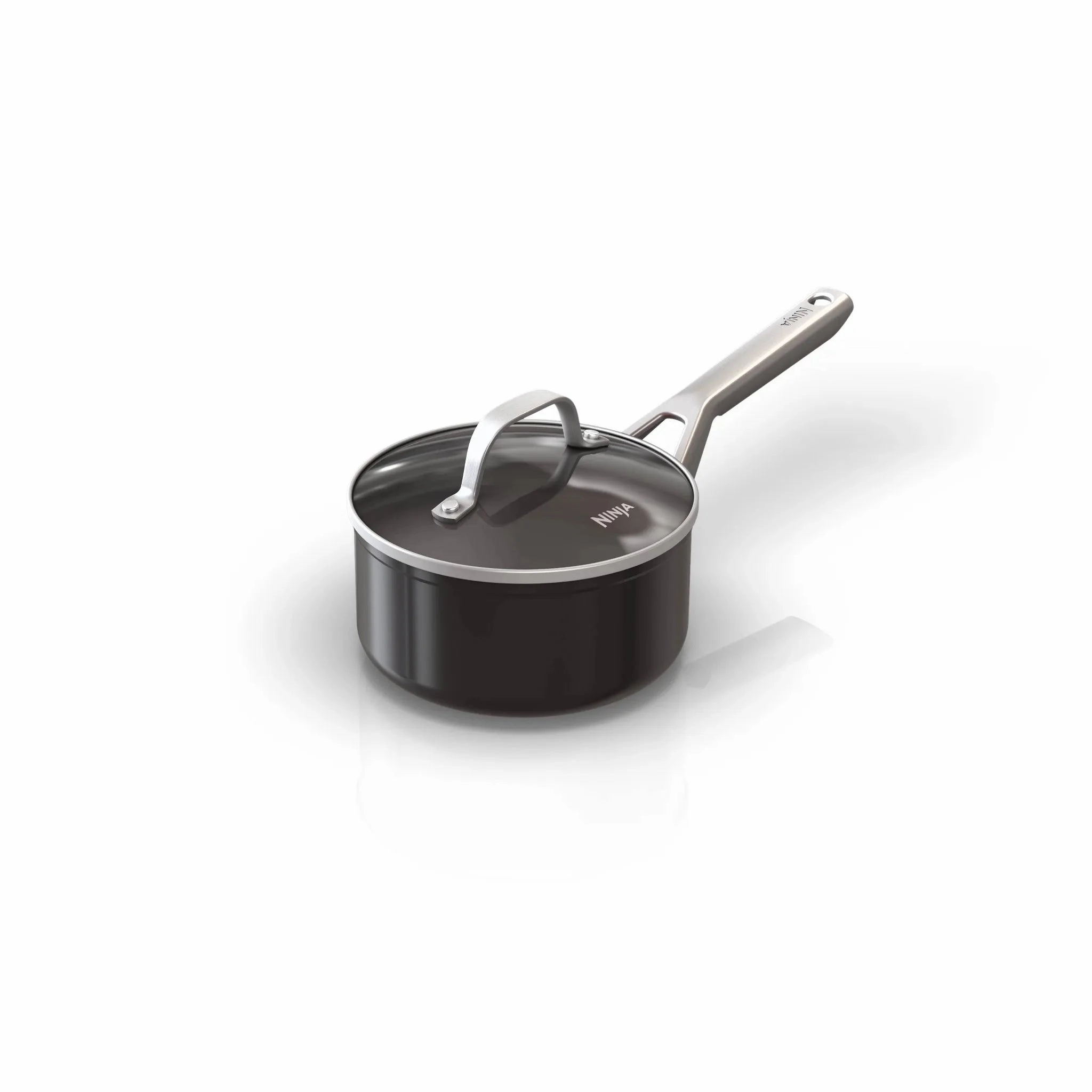 Ninja 9pc Never Stick Essential Cookware Set: Nonstick, Tempered Glass Lids, Stainless Steel Handles, Induction Compatible