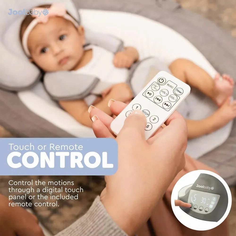 Nova Motorized Infant Baby Swing - Gray