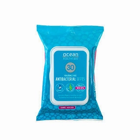 Ocean Antibacterial Wipes 30pk
