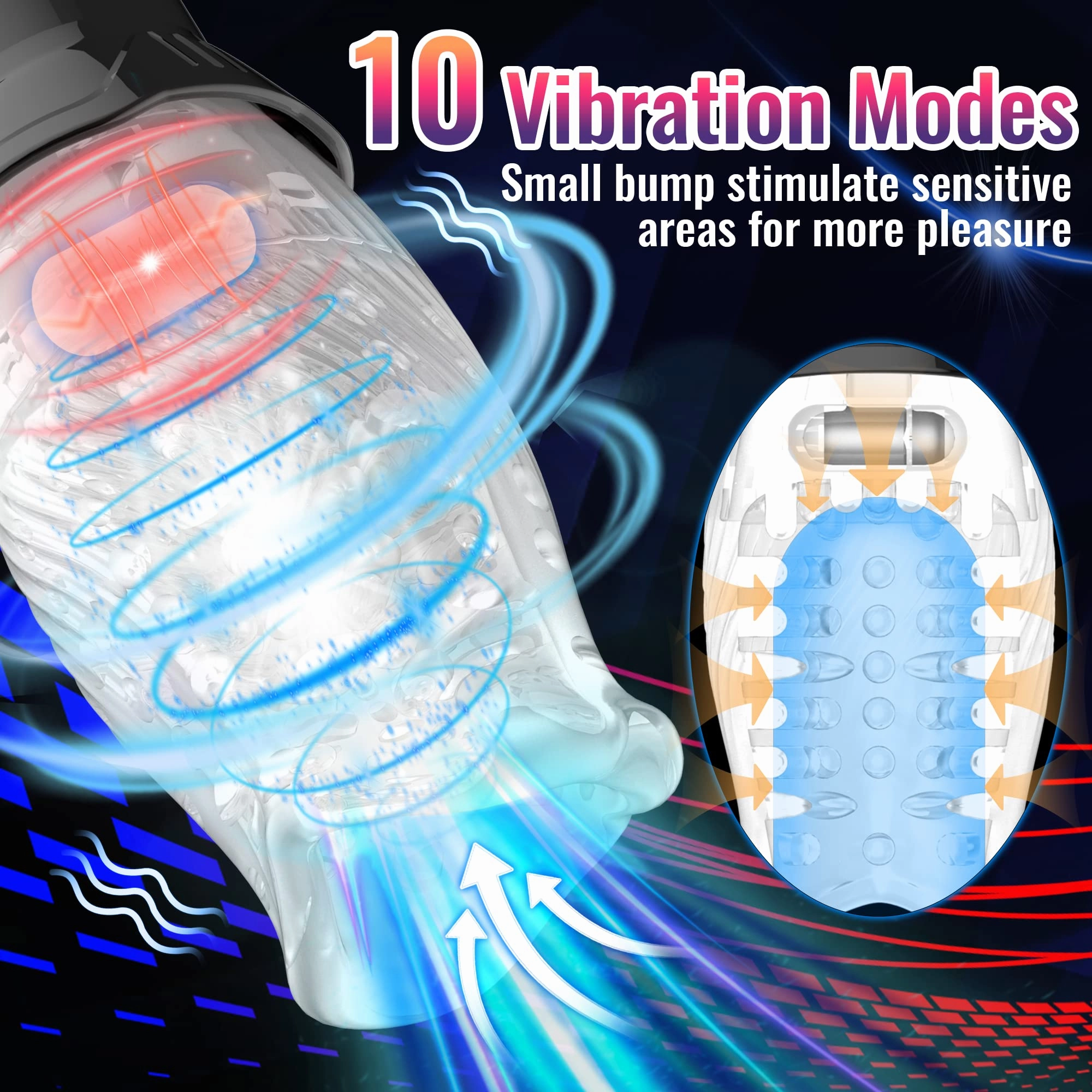 Palette - Automatic Masturbator with Rotating & Vibrating Patterns