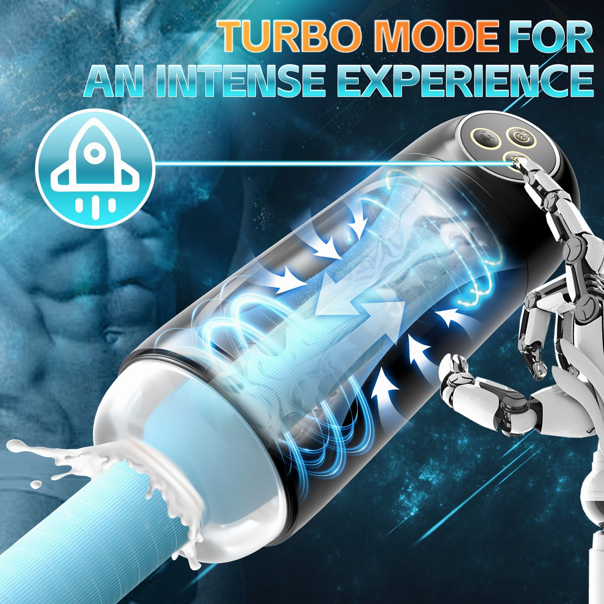Penis Pump with 10 Sucking & Vibrating Modes