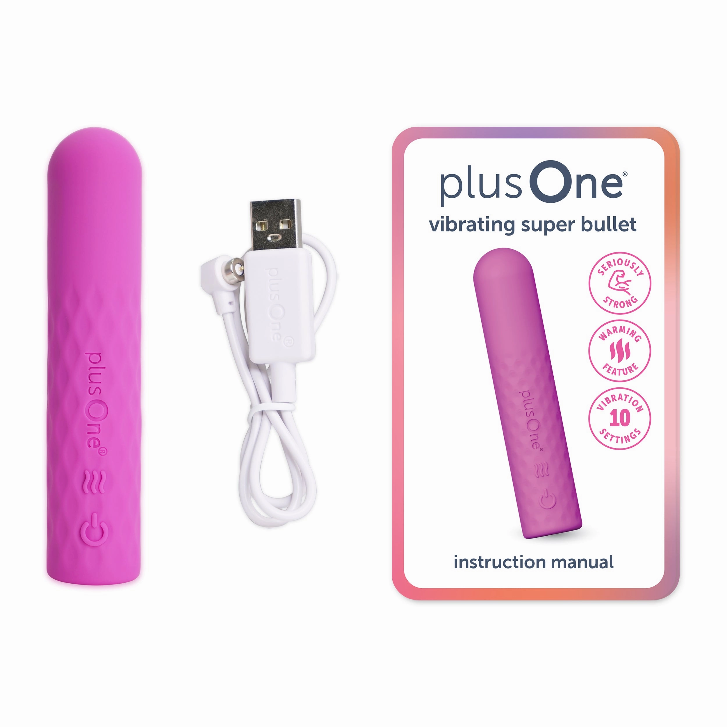 plusOne vibrating super bullet