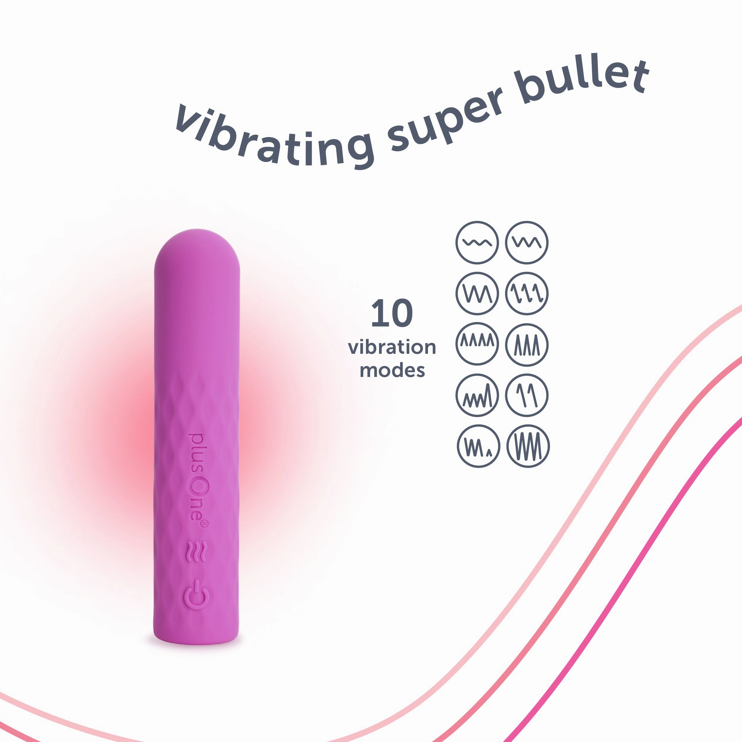 plusOne vibrating super bullet
