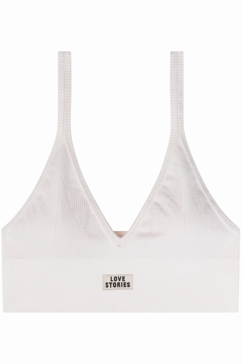 Posey Unpadded Bralette Off White