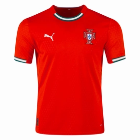 Puma Portugal Authentic Home Jersey 25/26 (Sport Red/Sugared Almond)
