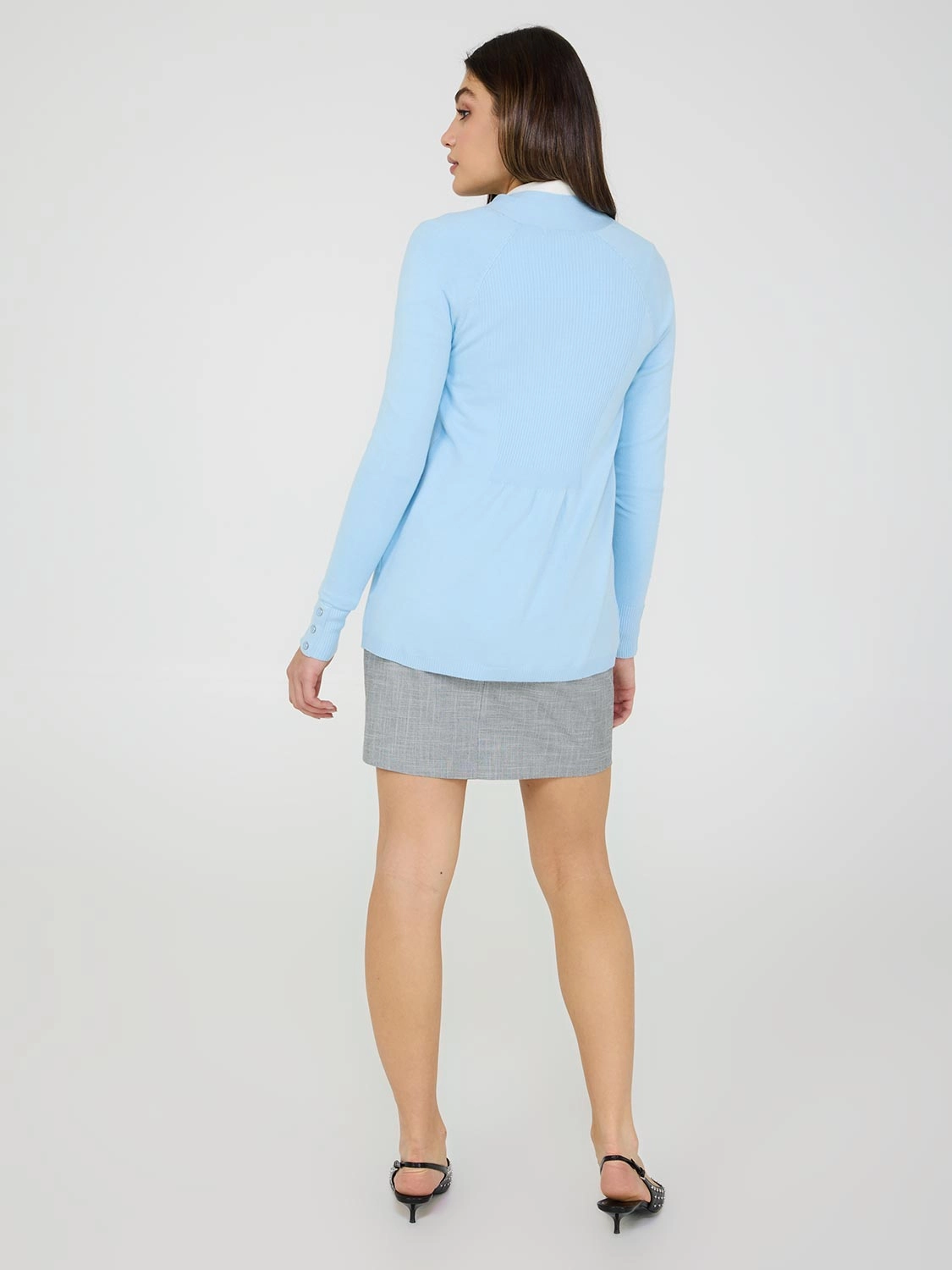Ribbed Cardigan Duster