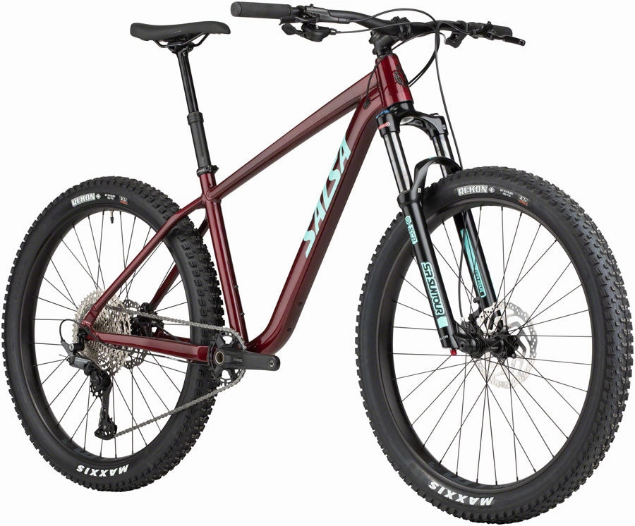 Salsa Rangefinder Deore 12 27.5  Bike - 27.5" Aluminum Dark Red Small
