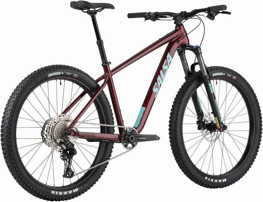 Salsa Rangefinder Deore 12 27.5  Bike - 27.5" Aluminum Dark Red Small