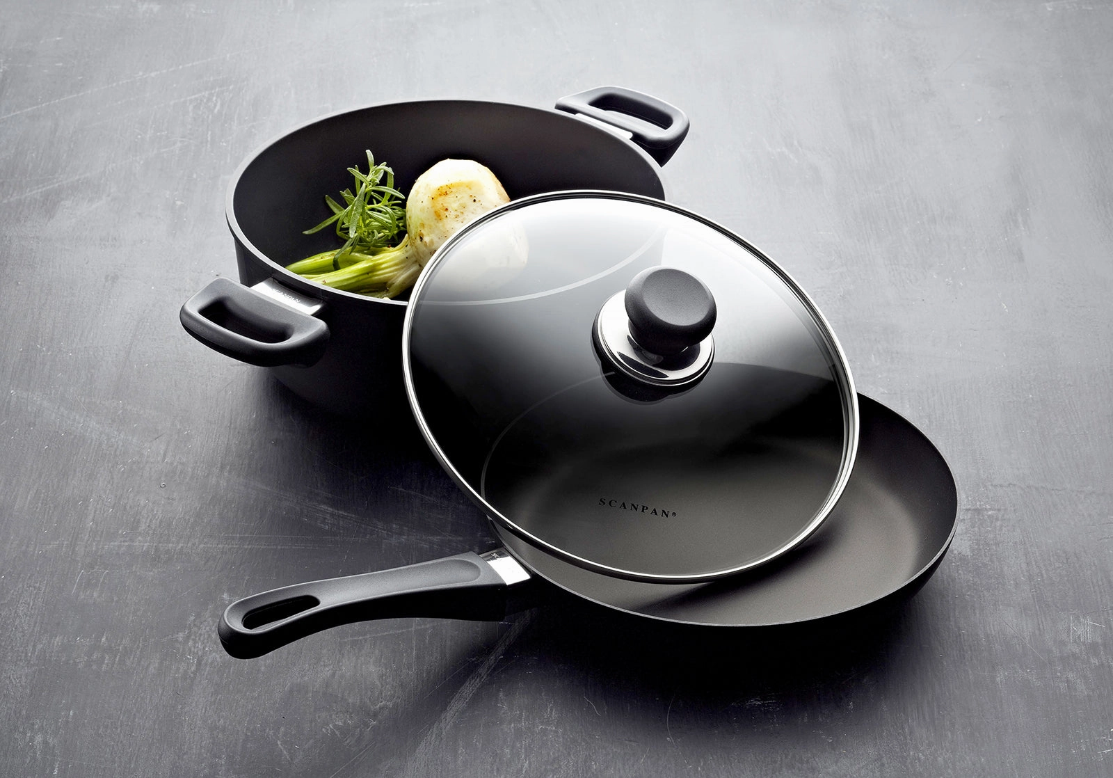 Scanpan Classic 12 Inch Chef Pan with Glass Lid