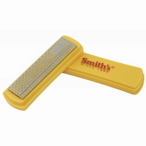 Smith's Sharpening Stone - 4 inch Yellow Coarse Diamond with Stone Cover | SM50924