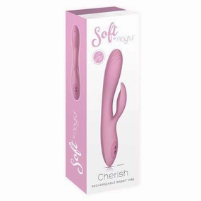Soft by Playful - Cherish Rechargeable Rabbit Vibrator Pink