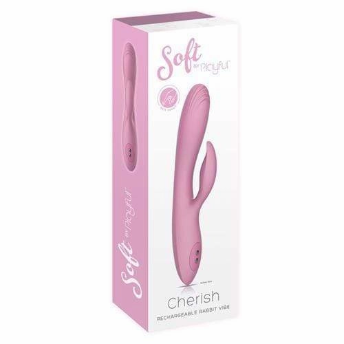 Soft by Playful - Cherish Rechargeable Rabbit Vibrator Pink