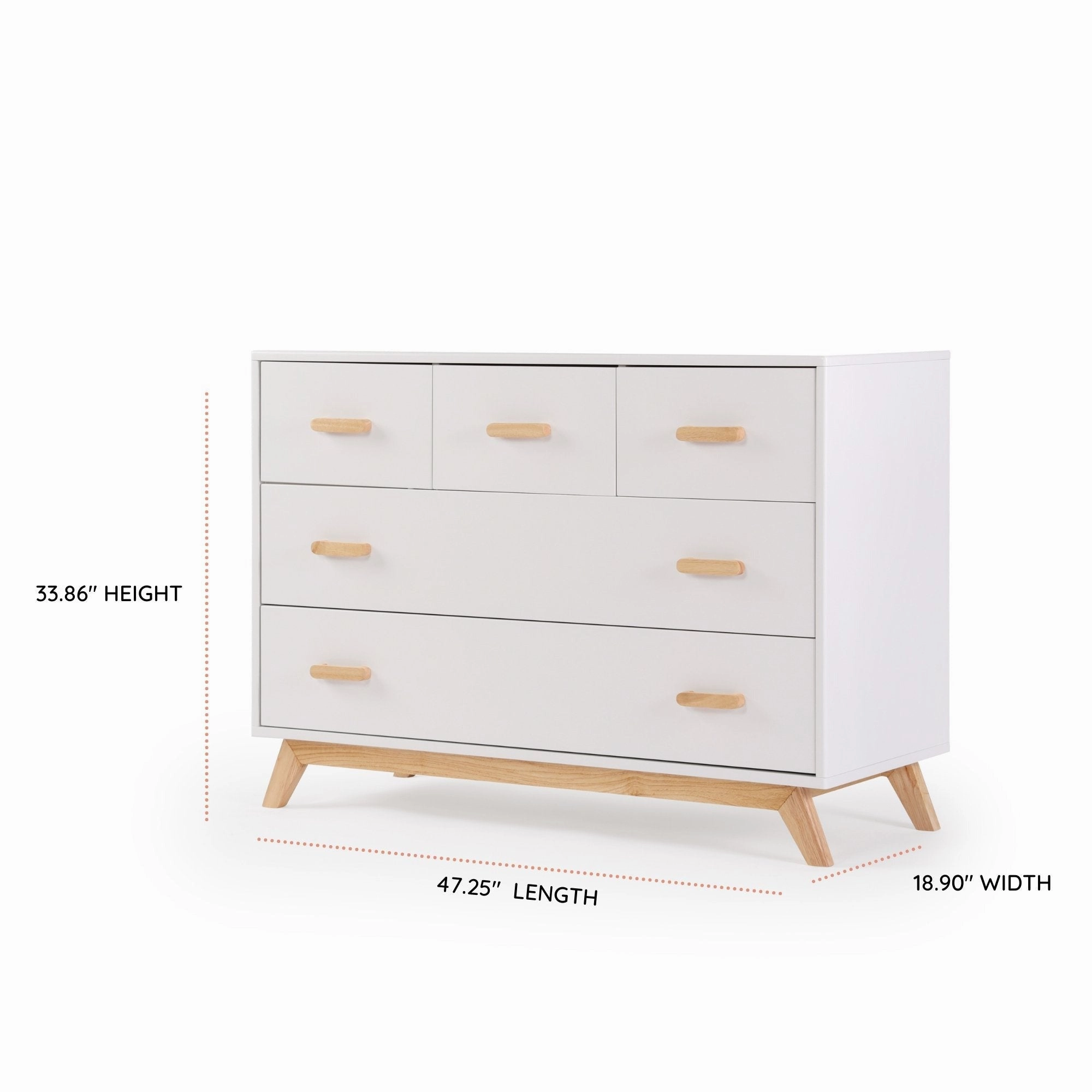 Soho 5-Drawer Dresser - 2.0