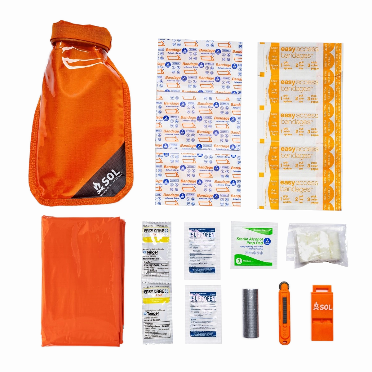 SOL Survival Medic Dry Bag Kit