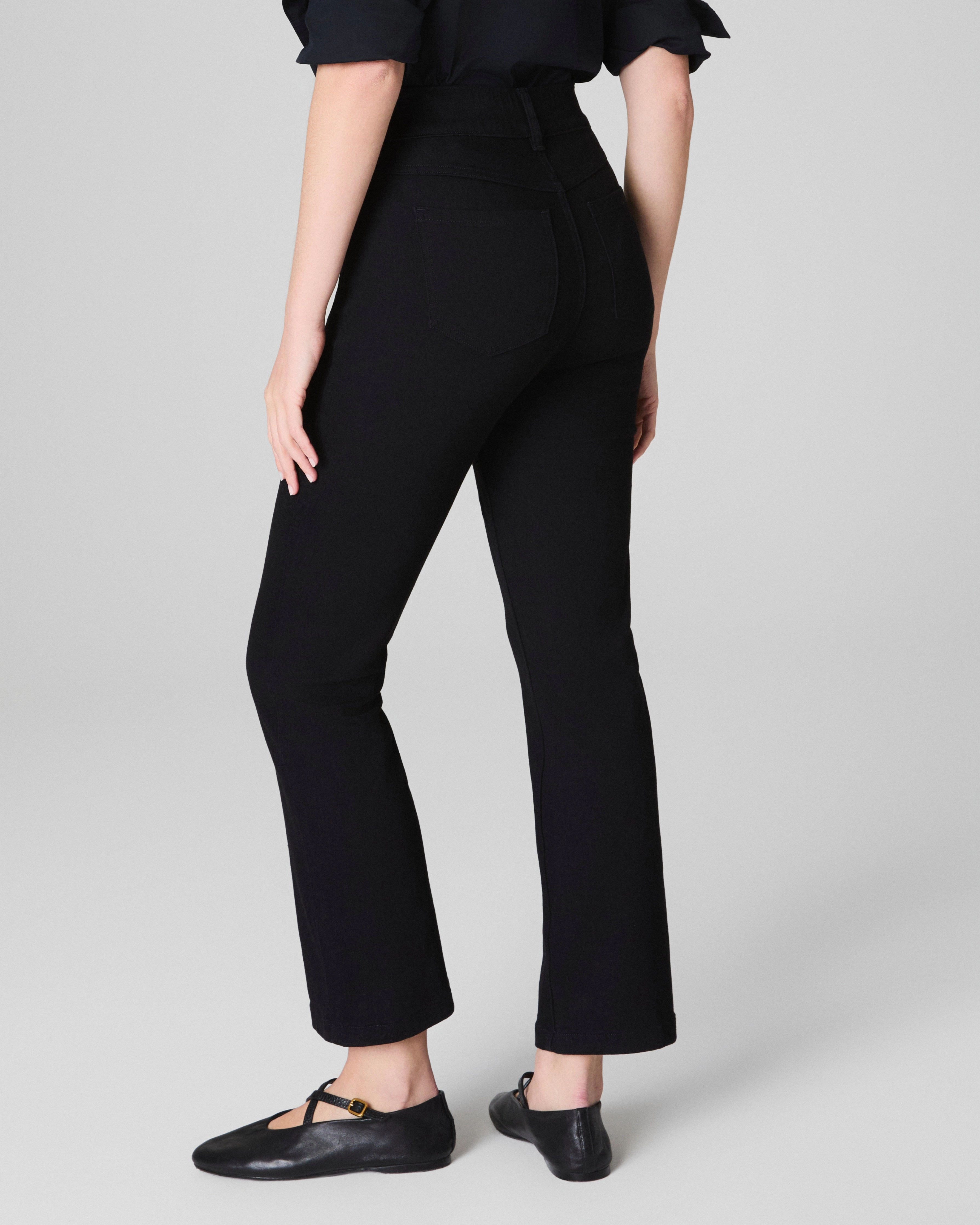SPANXshape™ EveryWear Kick Flare Jeans, Clean Black