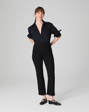 SPANXshape™ EveryWear Kick Flare Jeans, Clean Black