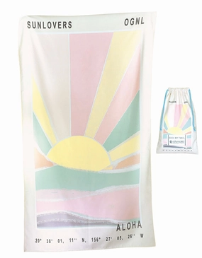 Sunrise Quick Dry Beach Towel