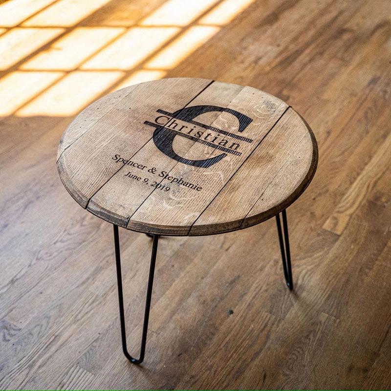 Tennessee Whiskey Barrel Side Table