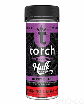 Torch 15000mg Delta 9   THCP Hulk Gummies - Berry Blast