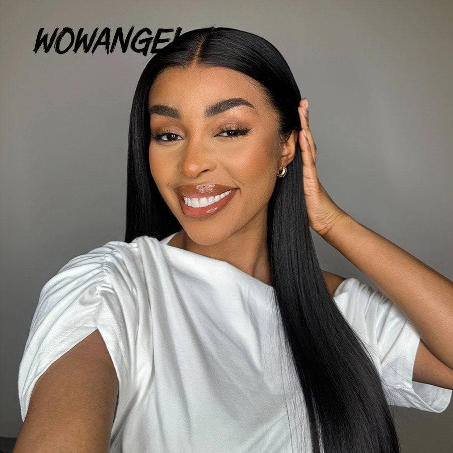 UK Shipping | WOWANGEL 13X6 Skinlike Real HD Lace Front Wigs Straight