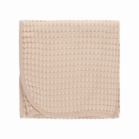 Waffle Baby Blanket - Shell - FINAL SALE