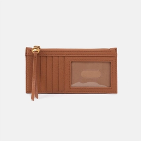 Women's Carte Card Case Wallet In Warm Honey