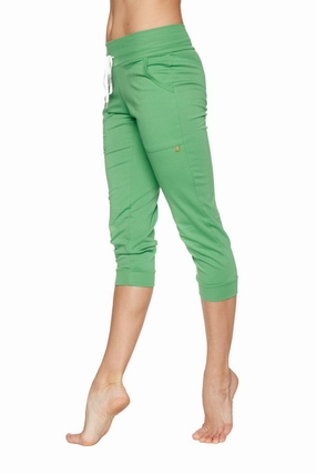 Women's Cuffed Jogger Yoga Pant (Bamboo Green)