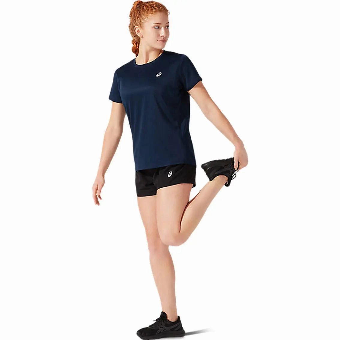 Womens ASICS Silver Short - Performance Black