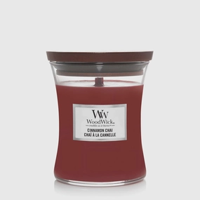 Woodwick Medium Candle Jar - Cinnamon Chai