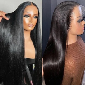 WOWANGEL 13X4 HD Lace Full Frontal Wigs Straight | USA Overnight Shipping