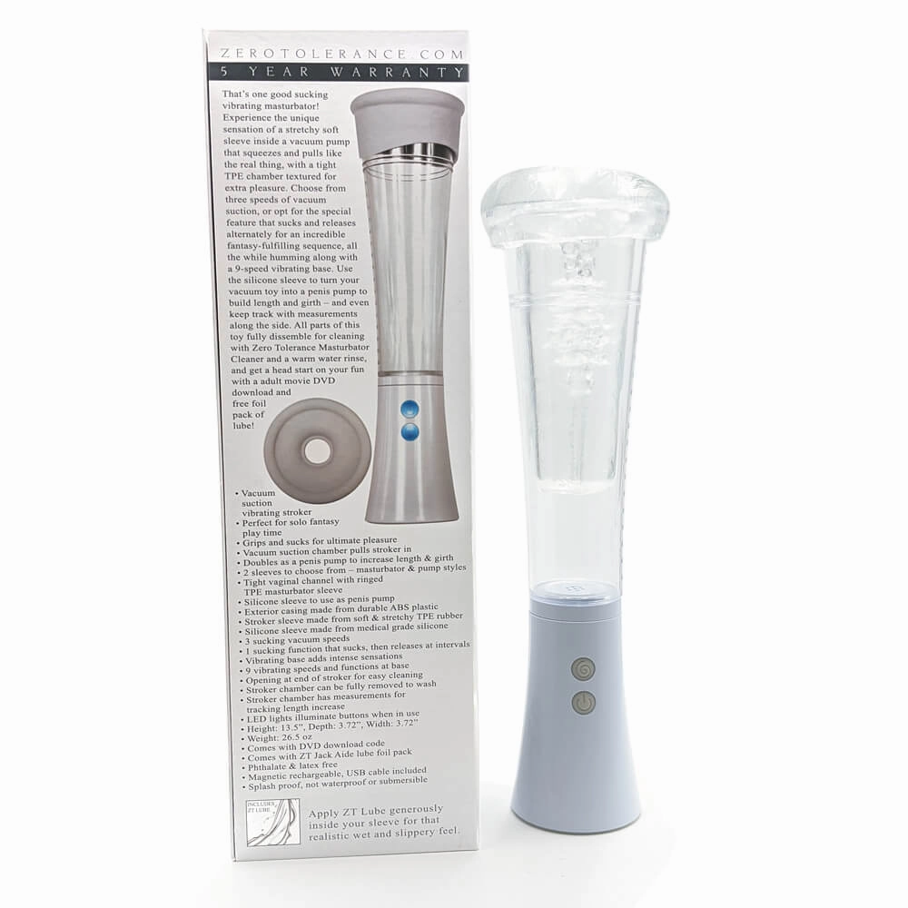 Zero Tolerance Sucking Good Rechargeable Vibrating Masturbator